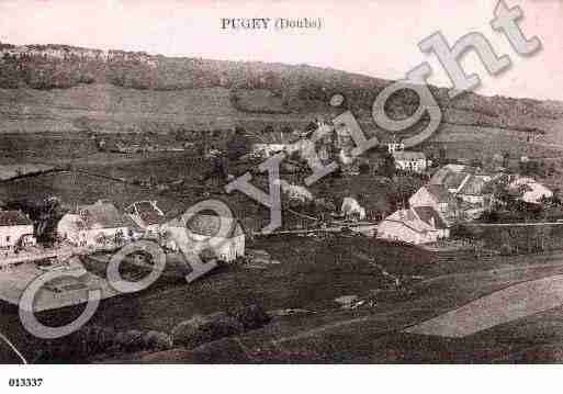 Ville de PUGEY, carte postale ancienne