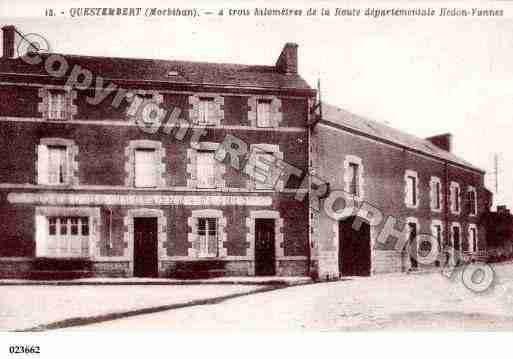 Ville de QUESTEMBERT, carte postale ancienne