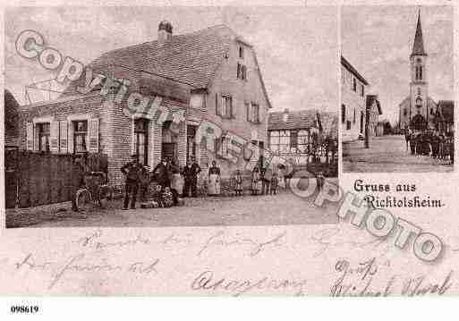 Ville de RICHTOLSHEIM, carte postale ancienne