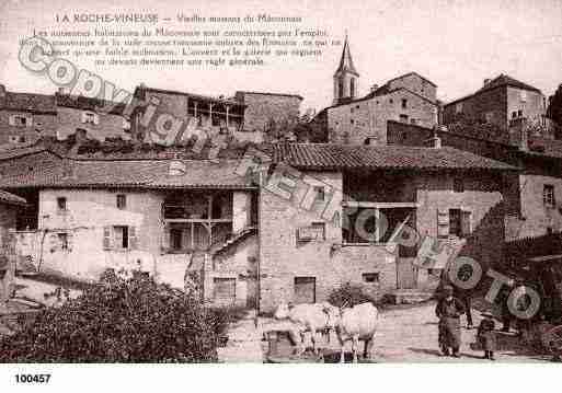 Ville de ROCHEVINEUSE(LA), carte postale ancienne