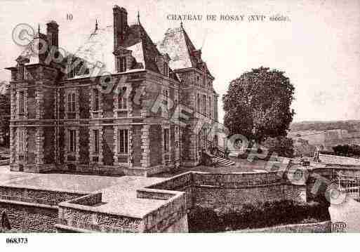 Ville de ROSAY, carte postale ancienne