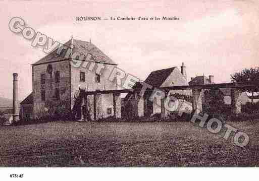 Ville de ROUSSON, carte postale ancienne