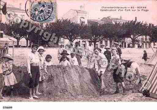 Ville de ROYAN, carte postale ancienne