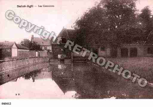 Ville de SAINTAGIL, carte postale ancienne