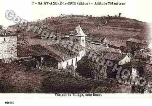 Ville de SAINTANDRELACOTE, carte postale ancienne