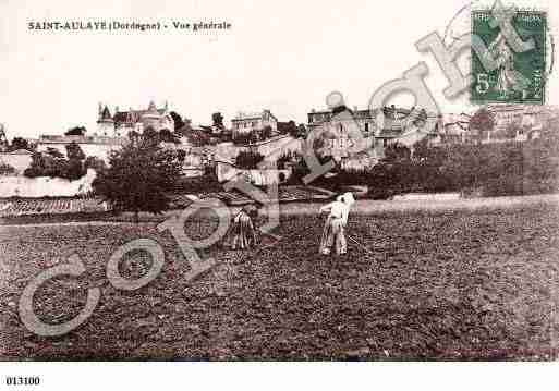 Ville de SAINTAULAYE, carte postale ancienne