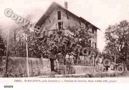 Ville de SAINTBALDOPH, carte postale ancienne