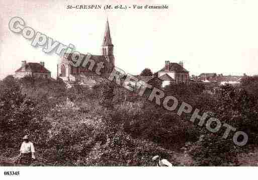 Ville de SAINTCRESPINSURMOINE, carte postale ancienne