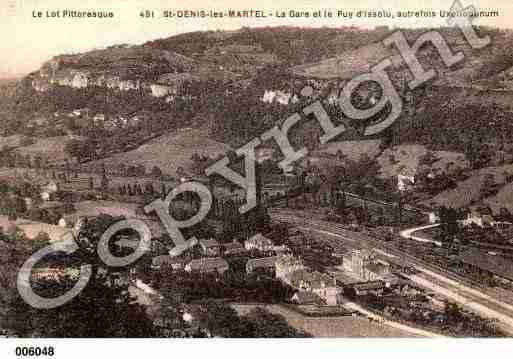 Ville de SAINTDENISLESMARTEL, carte postale ancienne