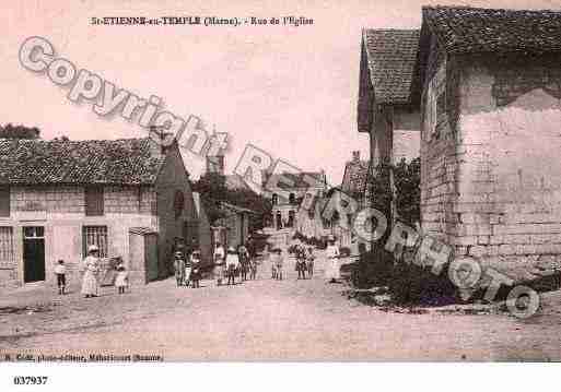 Ville de SAINTETIENNEAUTEMPLE, carte postale ancienne