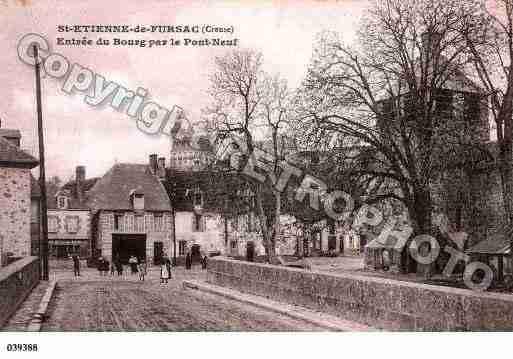 Ville de SAINTETIENNEDEFURSAC, carte postale ancienne