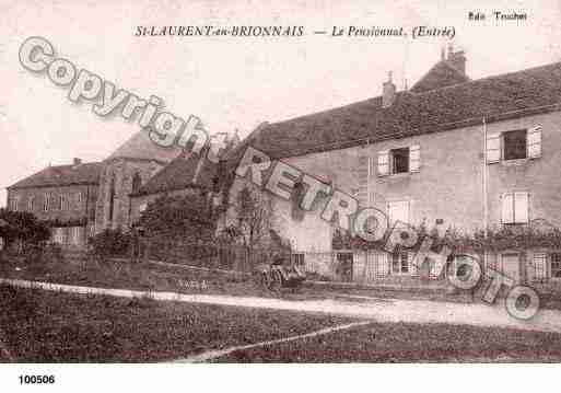 Ville de SAINTLAURENTENBRIONNAIS, carte postale ancienne