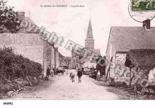 Ville de SAINTMARSDUDESERT, carte postale ancienne