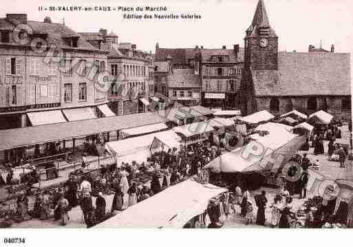 Ville de SAINTVALERYENCAUX, carte postale ancienne