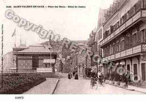 Ville de SAINTVALERYENCAUX, carte postale ancienne