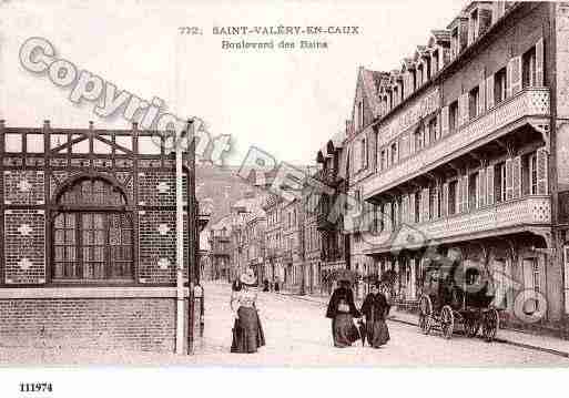 Ville de SAINTVALERYENCAUX, carte postale ancienne