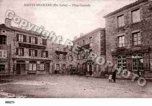 Ville de SAINTESIGOLENE, carte postale ancienne