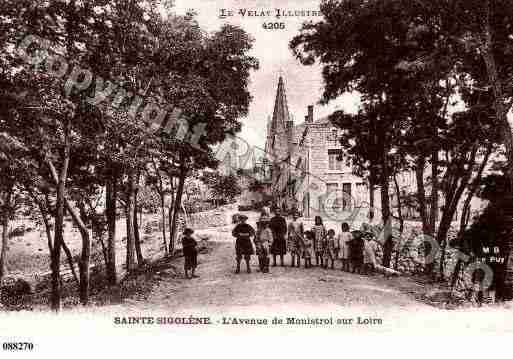 Ville de SAINTESIGOLENE, carte postale ancienne