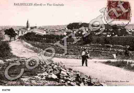 Ville de SALINELLES, carte postale ancienne