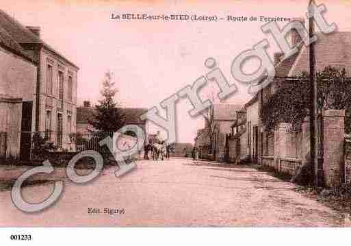 Ville de SELLESURLEBIED(LA), carte postale ancienne