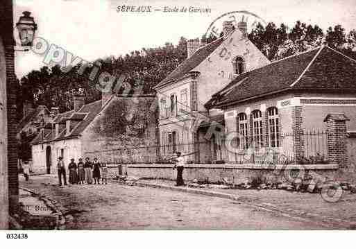 Ville de SEPEAUX, carte postale ancienne