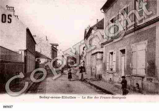 Ville de SOISYSURSEINE, carte postale ancienne