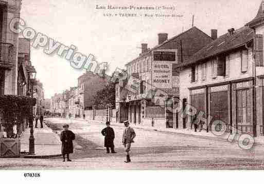 Ville de TARBES, carte postale ancienne