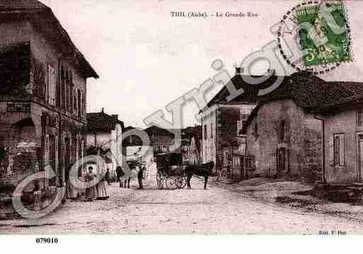 Ville de THIL, carte postale ancienne