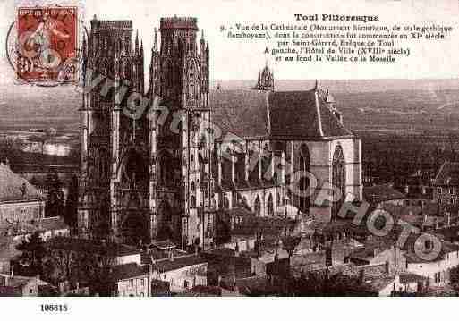 Ville de TOUL, carte postale ancienne