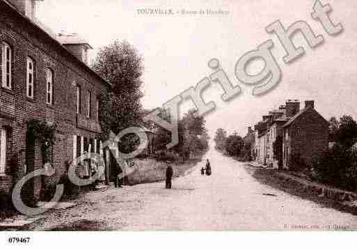 Ville de TOURVILLEENAUGE, carte postale ancienne