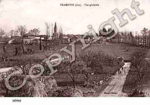 Ville de TRAMOYES, carte postale ancienne