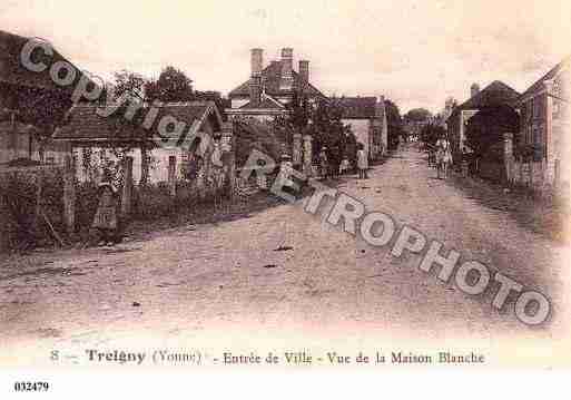 Ville de TREIGNY, carte postale ancienne