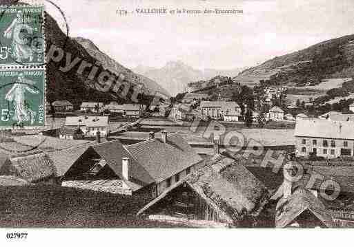 Ville de VALLOIRE, carte postale ancienne