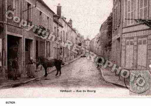 Ville de VETHEUIL, carte postale ancienne