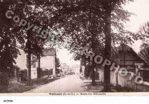 Ville de VETHEUIL, carte postale ancienne