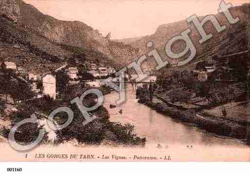 Ville de VIGNES(LES), carte postale ancienne