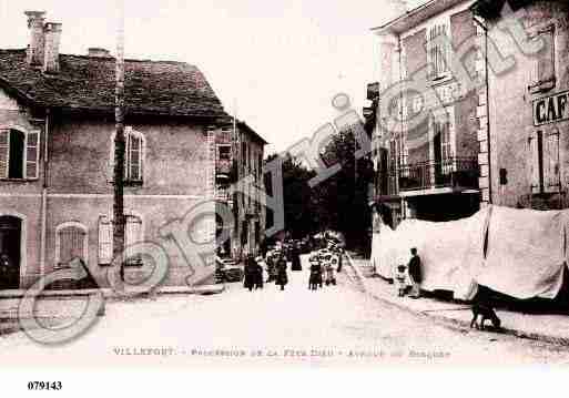 Ville de VILLEFORT, carte postale ancienne