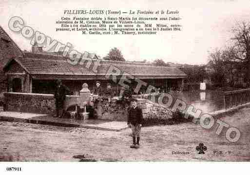 Ville de VILLIERSLOUIS, carte postale ancienne