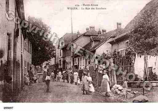 Ville de WILLER, carte postale ancienne