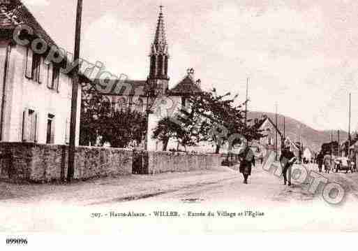 Ville de WILLER, carte postale ancienne