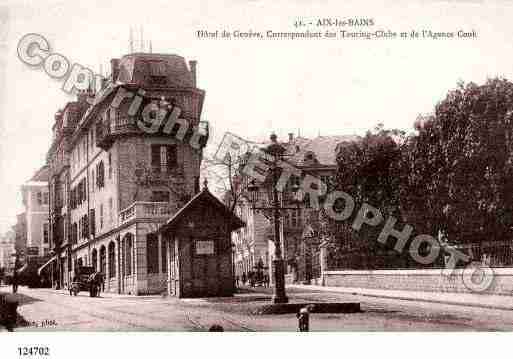 Ville de AIXLESBAINS, carte postale ancienne