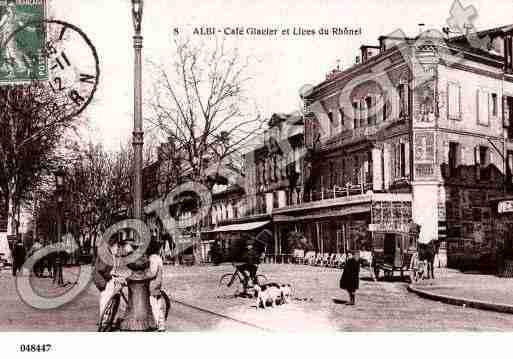 Ville de ALBI, carte postale ancienne