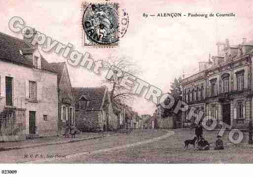 Ville de ALENCON, carte postale ancienne