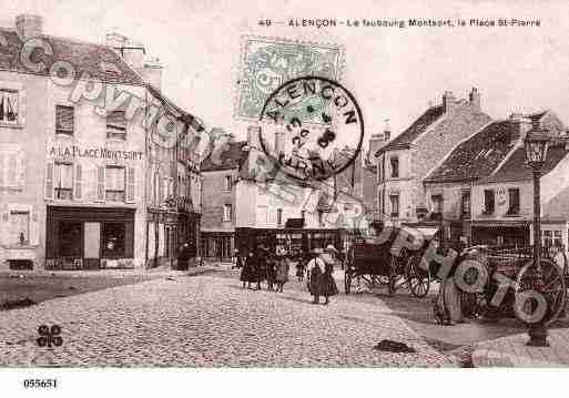 Ville de ALENCON, carte postale ancienne