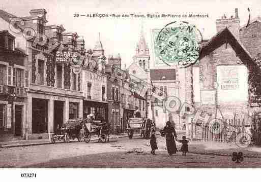 Ville de ALENCON, carte postale ancienne