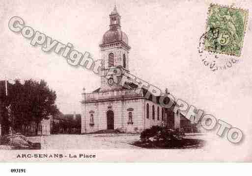 Ville de ARCETSENANS, carte postale ancienne