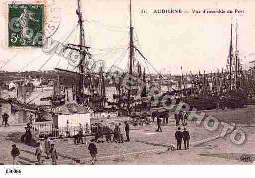 Ville de AUDIERNE, carte postale ancienne