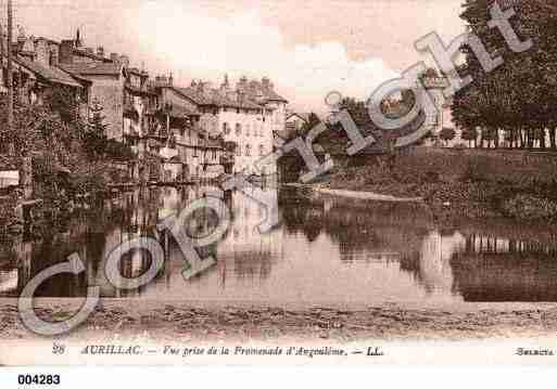 Ville de AURILLAC, carte postale ancienne