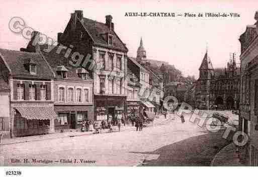 Ville de AUXILECHATEAU, carte postale ancienne