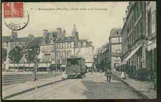 Ville de AVRANCHES, carte postale ancienne